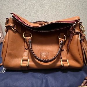 Beautiful Camel small Dooney and Bourke Florentine satchel